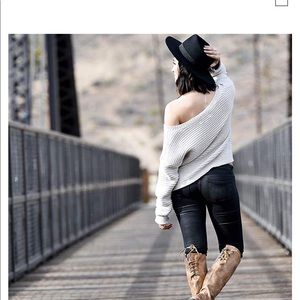 Manchester knee high boots